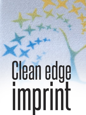 Clean edge imprint